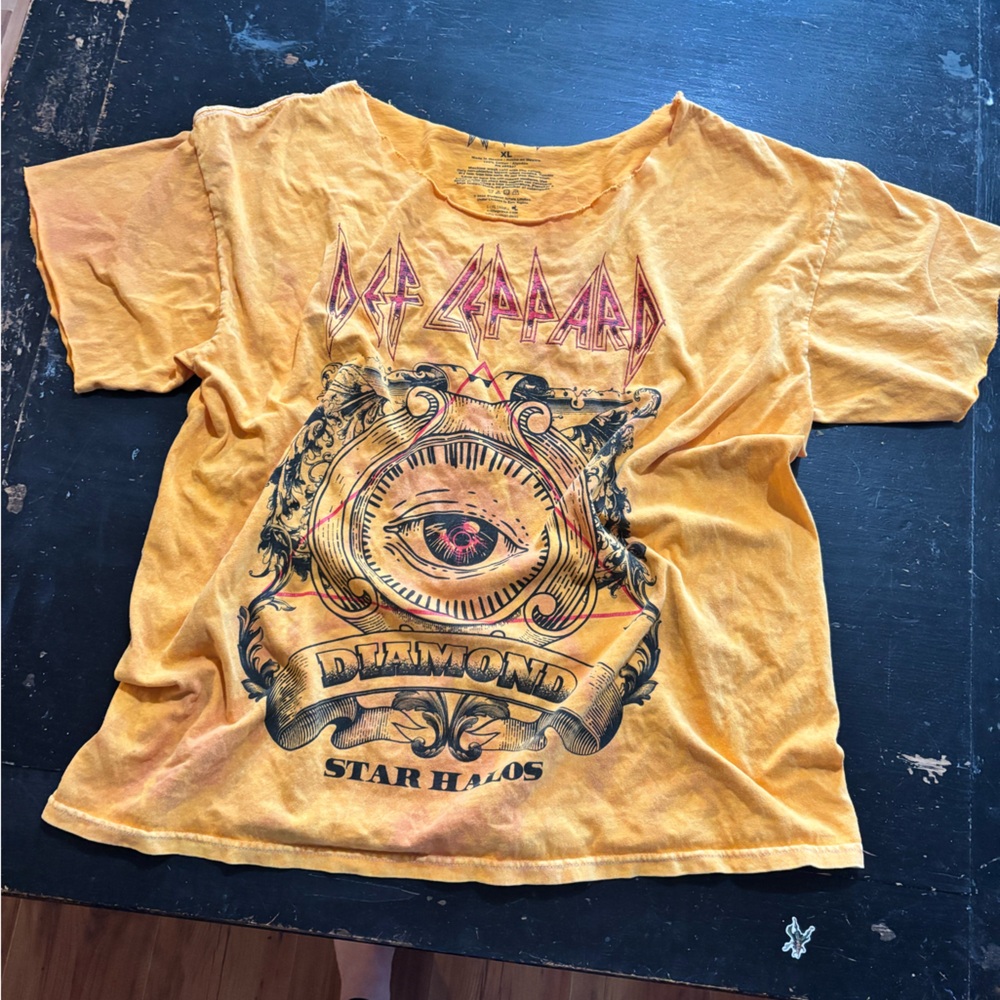 Yellow Graphic Kids Tee